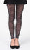 Floral Lace black & gray Footless Tights